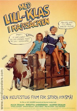 Med Lill-Klas i kappsäcken 1983 movie poster Birgitta Andersson Gunnel Linde