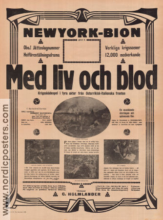 Mit Hertz und Hand 1915 movie poster Hubert Marischka Margarete Thumann Liane Haid Jacob Fleck War