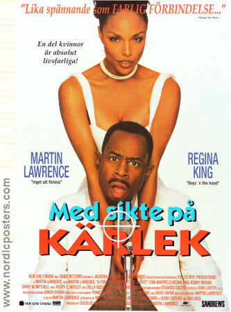 A Thin Line Between Love and Hate 1996 movie poster Martin Lawrence Lynn Whitfield Regina King Martin Lawrence
