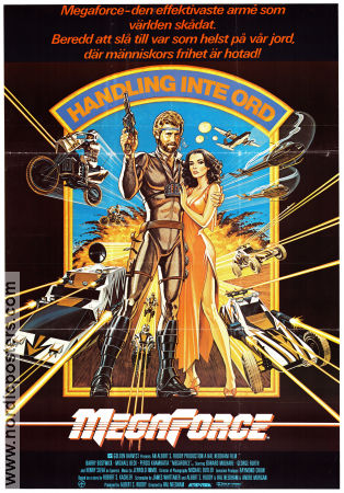 Megaforce 1983 poster Barry Bostwick Michael Beck Persis Khambatta Hal Needham