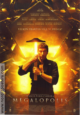 Megalopolis 2024 movie poster Adam Driver Giancarlo Esposito Nathalie Emmanuel Francis Ford Coppola