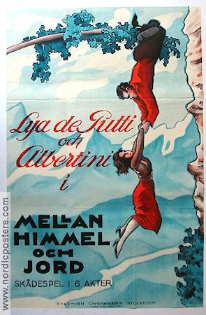Die Schlucht des Todes 1923 movie poster Lya de Putti Albertini Mountains