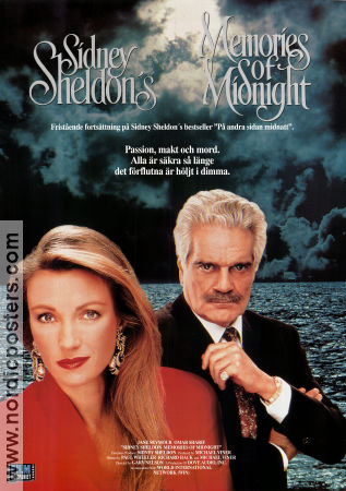 Memories of Midnight 1991 poster Jane Seymour Omar Sharif Gary Nelson Text: Sidney Sheldon Från TV