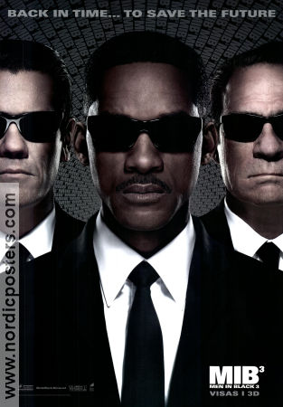 Men in Black 3 2012 movie poster Will Smith Tommy Lee Jones Josh Brolin Barry Sonnenfeld