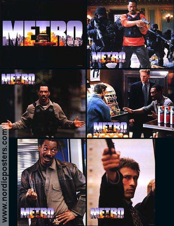 Metro 1997 lobby card set Eddie Murphy