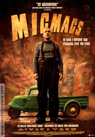 Micmacs 2009 movie poster Dany Boon André Dussollier Nicolas Marie Jean-Pierre Jeunet Cars and racing