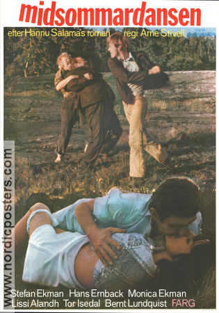 Midsommardansen 1971 movie poster Stefan Ekman Hans Ernback Monica Ekman Tor Isedal Arne Stivell