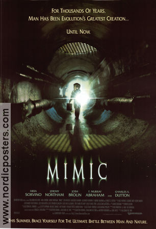 Mimic 1997 poster Mira Sorvino Josh Brolin Guillermo del Toro