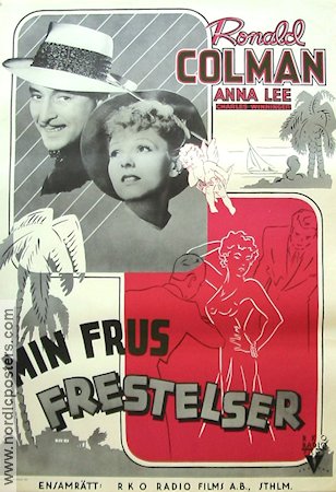 My Life with Caroline 1942 movie poster Ronald Colman Anna Lee