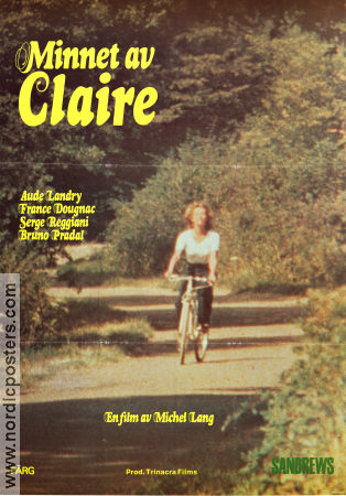 Une fille cousue de fil blanc 1977 movie poster Aude Landry France Dougnac Serge Reggiani Michel Lang