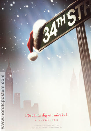 Miracle on 34th Street 1994 movie poster Richard Attenborough Elizabeth Perkins Dylan McDermott Les Mayfield Holiday