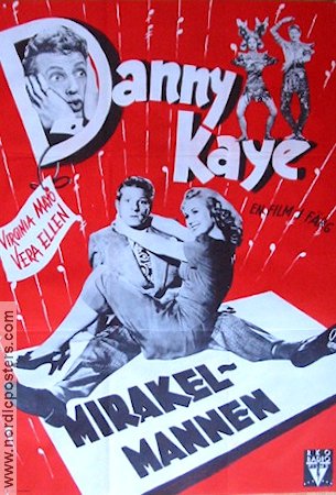 Wonder Man 1946 movie poster Danny Kaye Virginia Mayo
