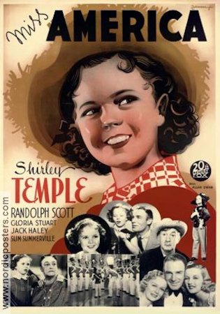 Rebecca of Sunnybrook Farm 1938 movie poster Shirley Temple Randolph Scott Allan Dwan