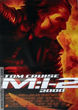 Mission: Impossible II 2000 movie poster Tom Cruise Dougray Scott Thandie Newton John Woo