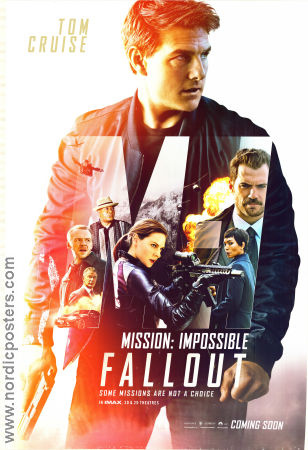 Mission: Impossible Fallout 2018 movie poster Tom Cruise Henry Cavill Ving Rhames Christopher McQuarrie