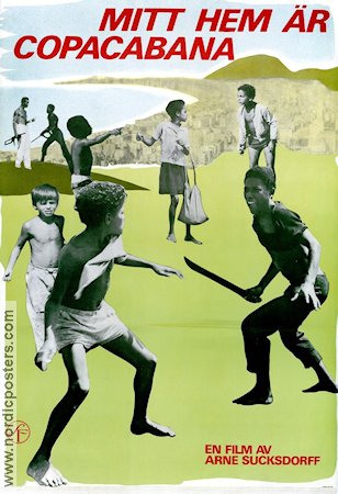 Mitt hem är Copacabana 1965 movie poster Arne Sucksdorff Documentaries