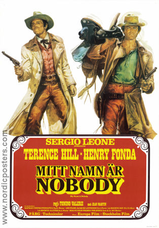 Il mio nome e Nessuno 1974 movie poster Terence Hill Henry Fonda Jean Martin Sergio Leone