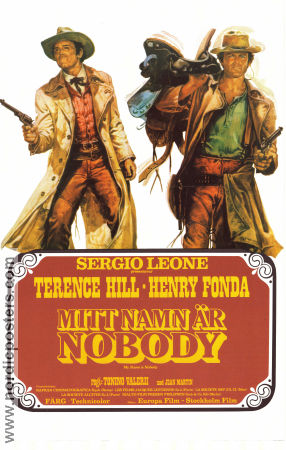 Il mio nome e Nessuno 1974 movie poster Terence Hill Henry Fonda Jean Martin Sergio Leone