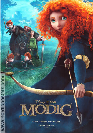 Modig 2012 poster Kelly Macdonald Mark Andrews Animerat