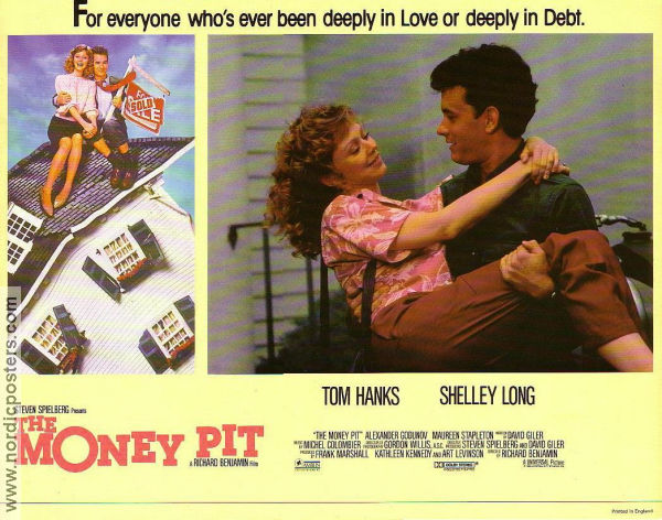 The Money Pit 1985 lobby card set Tom Hanks Shelley Long