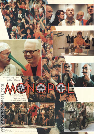 Monopol 1996 movie poster Peter Rangmar Claes Eriksson Find more: Galenskaparna Find more: After Shave Artistic posters