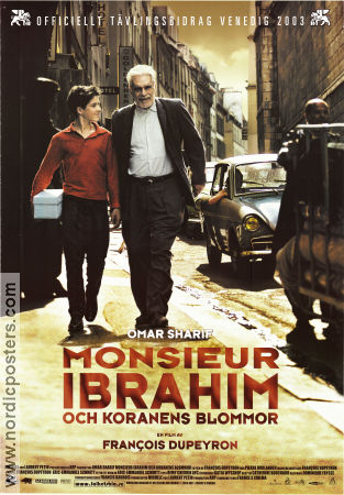 Monsieur Ibrahim et les fleurs du Coran 2003 poster Omar Sharif Pierre Boulanger Gilbert Melki Francois Dupeyron