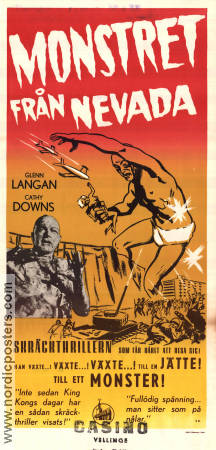 The Amazing Colossal Man 1957 movie poster Glenn Langan Cathy Downs Bert I Gordon