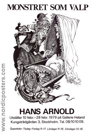 Monstret som valp 1979 poster Gallerie Heland Poster artwork: Hans Arnold