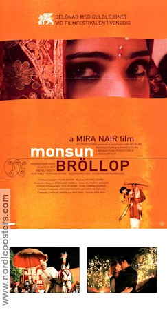 Monsoon Wedding 2001 movie poster Naseeruddin Shah Lillete Dubey Shefali Shah Mira Nair Asia