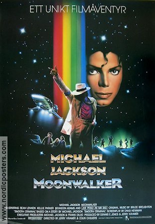 Moonwalker 1988 movie poster Michael Jackson Sean Lennon Rock and pop Dance