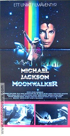 Moonwalker 1988 movie poster Michael Jackson Sean Lennon Rock and pop