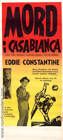 La mome vert de gris 1953 poster Eddie Constantine