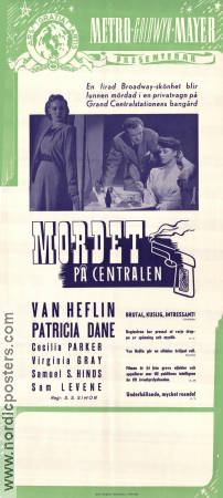 Grand Central Murder 1942 movie poster Van Heflin Patricia Dane Cecilia Parker S Sylvan Simon
