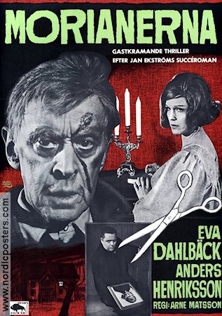 Morianerna 1965 movie poster Eva Dahlbeck Anders Henrikson Arne Mattsson