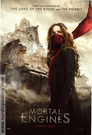 Mortal Engines 2018 movie poster Hera Hilmar Robert Sheehan Hugo Weaving Christian Rivers