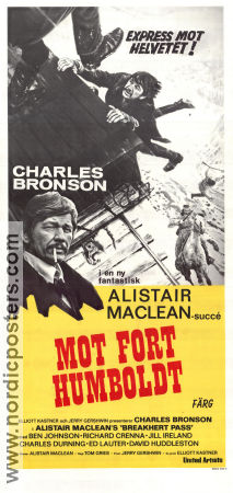 Mot Fort Humboldt 1975 poster Charles Bronson Tom Gries Text: Alistair Maclean