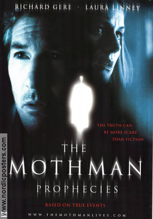 The Mothman Prophecies 2002 movie poster Richard Gere Laura Linney David Eigenberg Mark Pellington