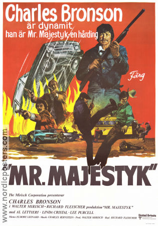 Mr Majestyk 1974 poster Charles Bronson Linda Cristal Al Lettieri Richard Fleischer