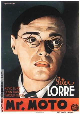 Mr Moto´s Gamble 1938 movie poster Peter Lorre