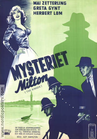 The Ringer 1952 movie poster Mai Zetterling Greta Gynt Herbert Lom Guy Hamilton