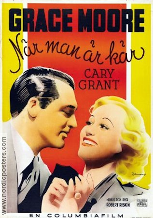 When You´re in Love 1937 movie poster Grace Moore Cary Grant