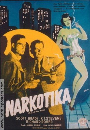 Narkotika 1949 poster Scott Brady