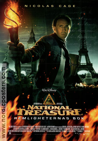 National Treasure: Book of Secrets 2007 poster Nicolas Cage Diane Kruger Justin Bartha Jon Turteltaub