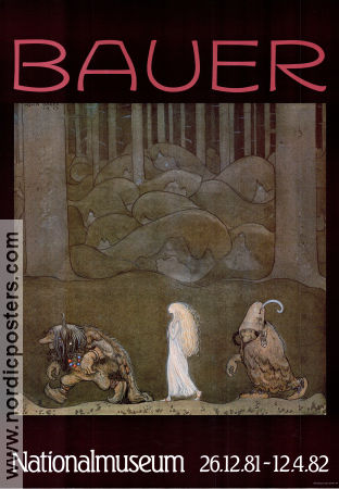 Nationalmuseum John Bauer 1981 poster Poster artwork: John Bauer Find more: Museum