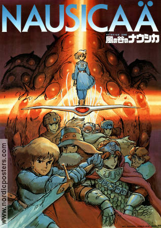 Kaze no tani no Naushika 1984 movie poster Hayao Miyazaki Production: Studio Ghibli Find more: Anime Country: Japan Animation