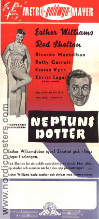 Neptune´s Daughter 1949 movie poster Esther Williams Red Skelton Ricardo Montalban Edward Buzzell Musicals