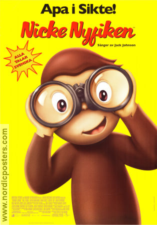 Curious George 2006 movie poster Will Ferrell Matthew O´Callaghan Animation