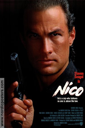 Nico 1988 poster Steven Seagal Pam Grier Henry Silva Andrew Davis