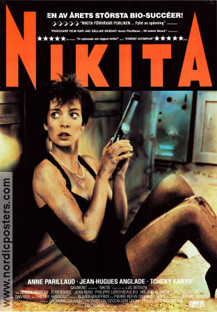 La Femme Nikita 1990 poster Anne Parillaud Luc Besson