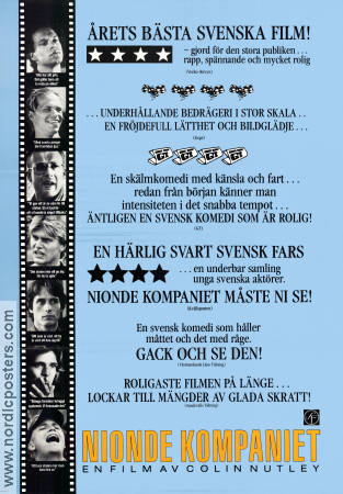 Nionde kompaniet 1987 poster Tomas Fryk Thomas Hanzon Harald Hamrell Colin Nutley